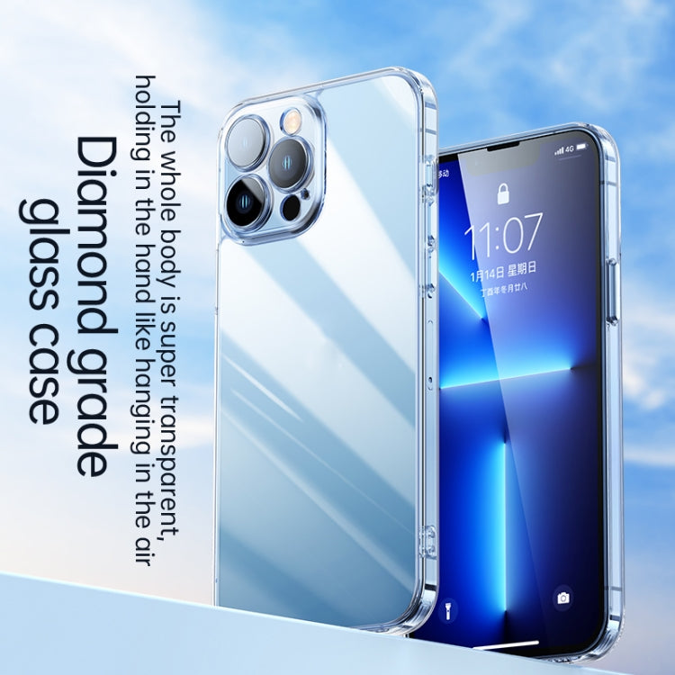 For iPhone 13 Pro SULADA Crytal Steel Series Diamond Glass + TPU Phone Case (Transparent) - iPhone 13 Pro Cases by SULADA | Online Shopping South Africa | PMC TechLife