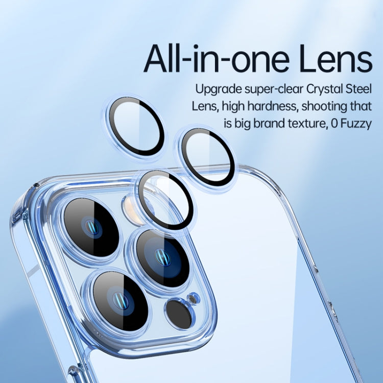 For iPhone 12 SULADA Crytal Steel Series Diamond Glass + TPU Phone Case(Transparent) - iPhone 12 / 12 Pro Cases by SULADA | Online Shopping South Africa | PMC TechLife