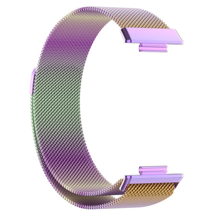 For Huawei Watch Fit 2 Milan Magnetic Stainless Steel Watch Band(Colorful) - Watch Bands by PMC TechLife | Online Shopping South Africa | PMC TechLife | Buy Now Pay Later Mobicred