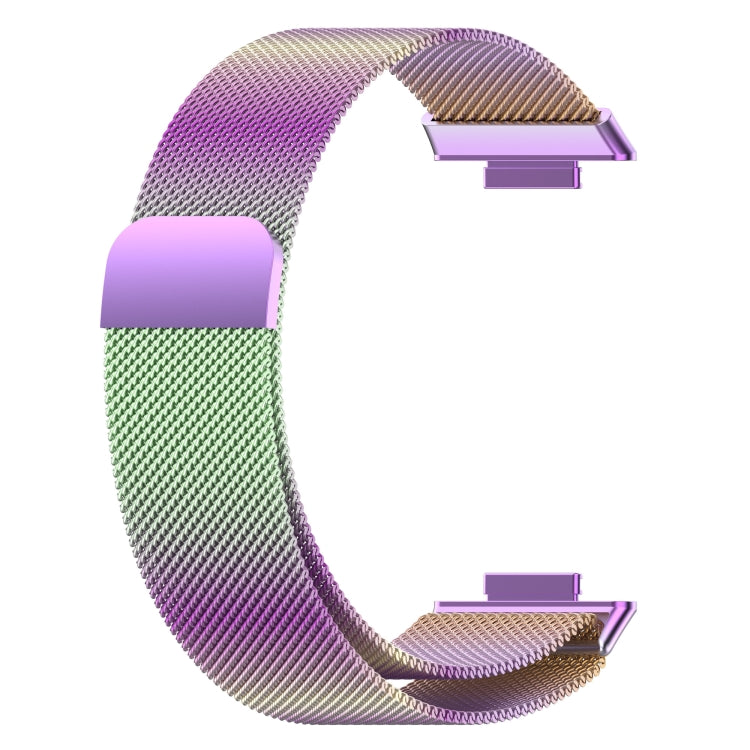 For Huawei Watch Fit 2 Milan Magnetic Stainless Steel Watch Band(Colorful) - Watch Bands by PMC TechLife | Online Shopping South Africa | PMC TechLife | Buy Now Pay Later Mobicred