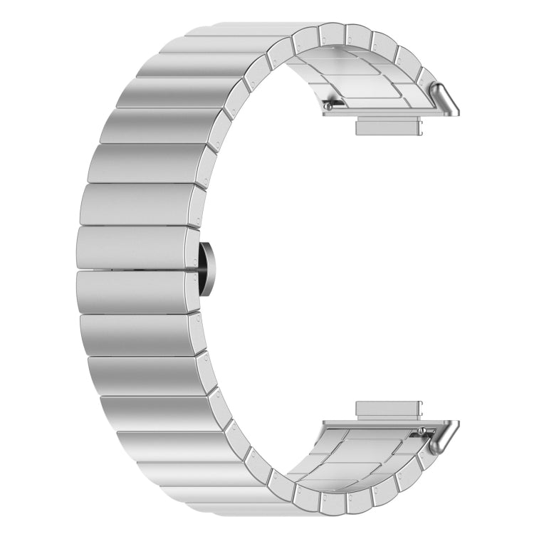 For Huawei Watch Fit 2 One-bead Metal Stainless Steel Watch Band(Silver) - Watch Bands by PMC TechLife | Online Shopping South Africa | PMC TechLife | Buy Now Pay Later Mobicred