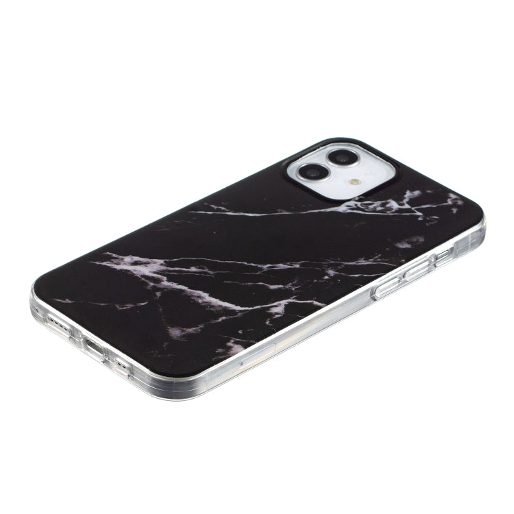For iPhone 12 mini IMD Marble Pattern TPU Phone Case (Black) - iPhone 12 mini Cases by PMC TechLife | Online Shopping South Africa | PMC TechLife | Buy Now Pay Later Mobicred