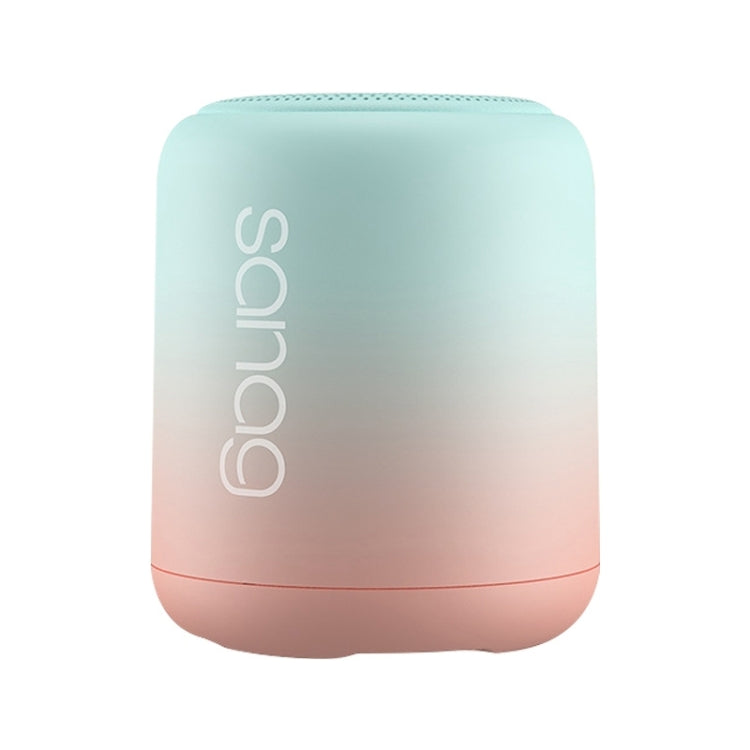 Sanag X6S Outdoor Portable Mini Gradient Bluetooth Speaker(Green Pink) - Mini Speaker by Sanag | Online Shopping South Africa | PMC TechLife | Buy Now Pay Later Mobicred