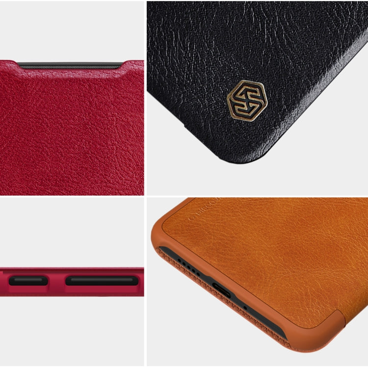 For Xiaomi Redmi Note 11T Pro/11T Pro+ 5G/Poco X4 GT 5G NILLKIN QIN Series Crazy Horse Texture Leather Phone Case(Black) - Xiaomi Cases by NILLKIN | Online Shopping South Africa | PMC TechLife | Buy Now Pay Later Mobicred