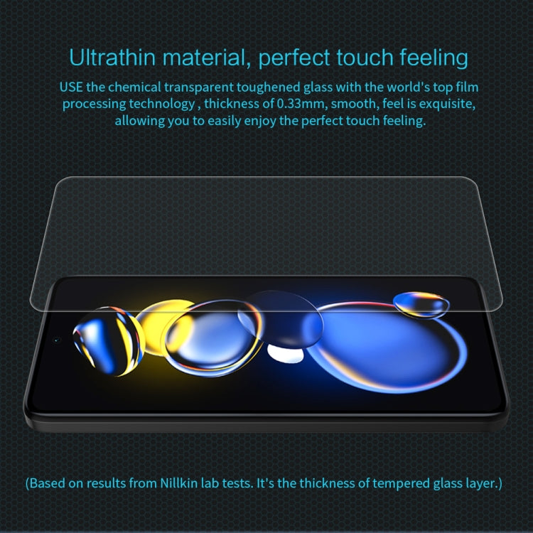 For Xiaomi Redmi Note 11T Pro/11T Pro+ 5G/Poco X4 GT 5G NILLKIN H 0.33mm 9H Explosion-proof Tempered Glass Film -  by NILLKIN | Online Shopping South Africa | PMC TechLife