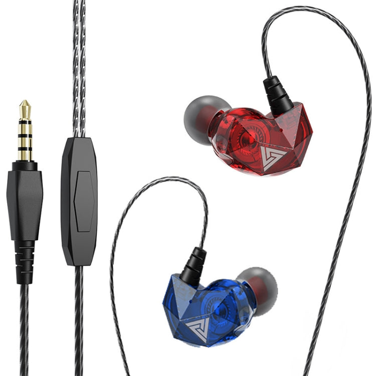 QKZ AK2 Sports In-ear Wired HiFi Sound Heavy Bass 3.5mm Earphone with Mic(Two-color) - free shipping - PMC TechLife - Order now!