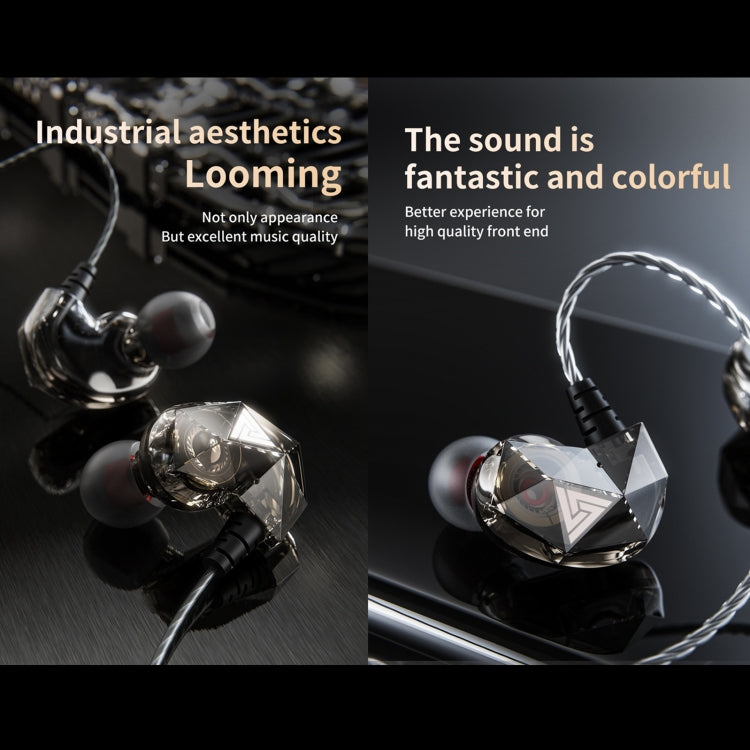 QKZ AK2 Sports In-ear Wired HiFi Sound Heavy Bass 3.5mm Earphone with Mic(Two-color) - free shipping - PMC TechLife - Order now!