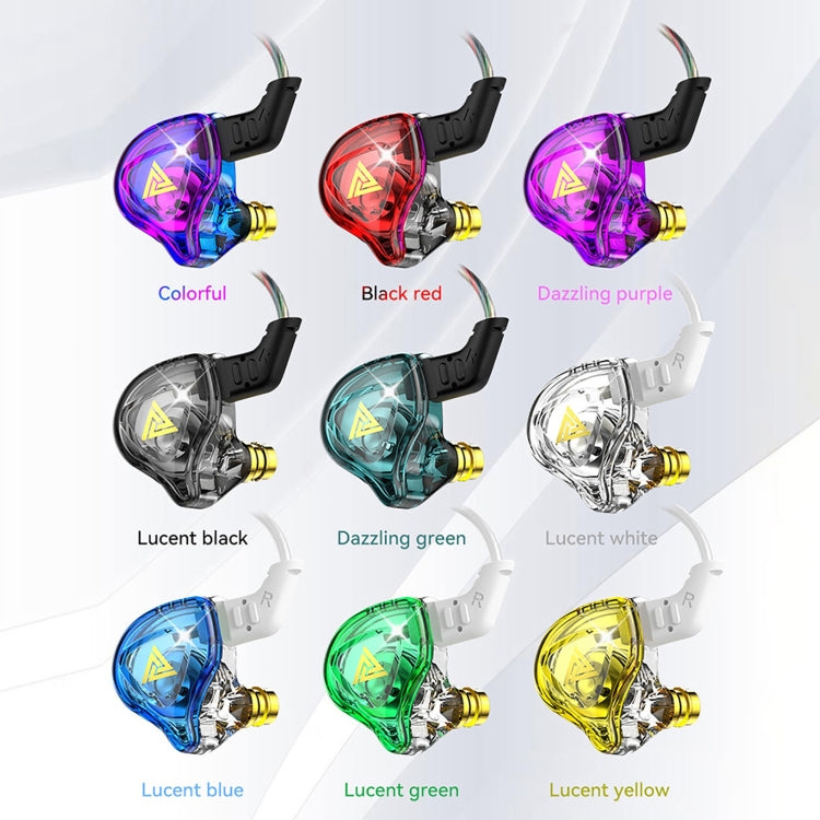 QKZ DMX Sports In-ear HIFI 3.5mm Wired Control Earphone with Mic(Transparent) - In Ear Wired Earphone by QKZ | Online Shopping South Africa | PMC TechLife