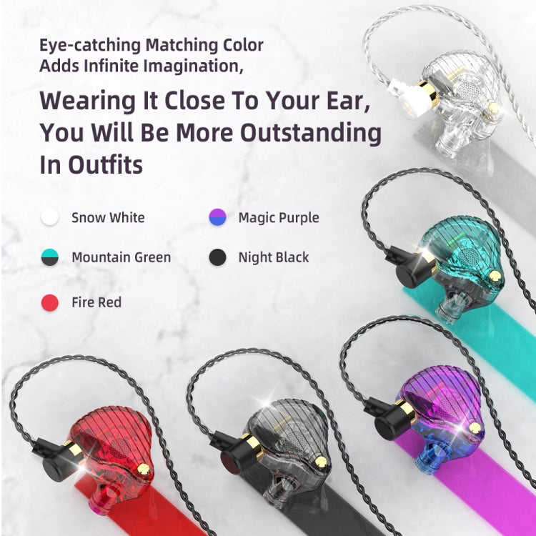 QKZ SK3 3.5mm Sports In-ear Wired HIFI Bass Stereo Sound Earphone with Mic(Green Black) - In Ear Wired Earphone by QKZ | Online Shopping South Africa | PMC TechLife | Buy Now Pay Later Mobicred