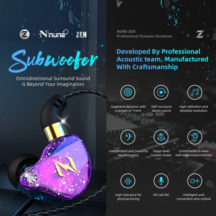 QKZ ZEN In-ear Subwoofer Wire-controlled Music Running Sports Earphone with Mic(Red) - free shipping - PMC TechLife - Order now!