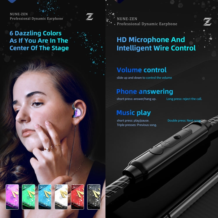 QKZ ZEN In-ear Subwoofer Wire-controlled Music Running Sports Earphone with Mic(Red) - free shipping - PMC TechLife - Order now!