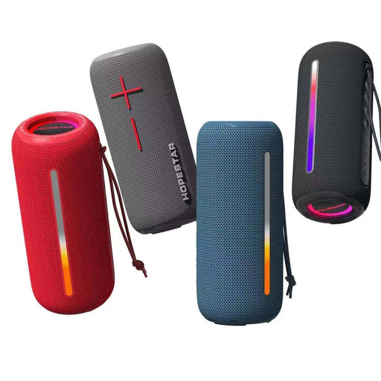 HOPESTAR P39 Outdoor Waterproof RGB Light Wireless Bluetooth Speaker(Red) - free shipping - PMC TechLife - Order now!