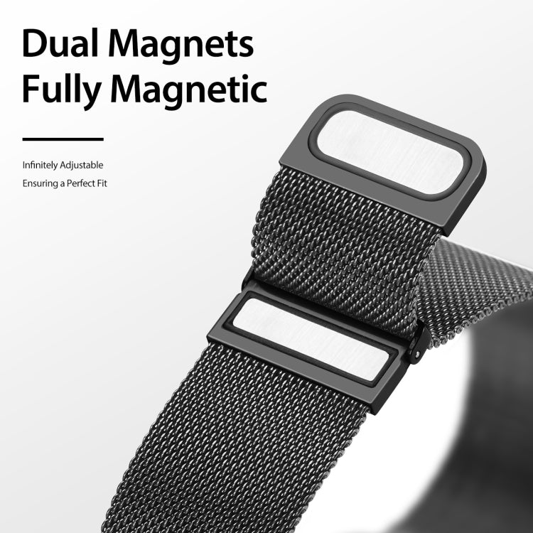 DUX DUCIS Milanese Watch Band For Samsung Watch Series 22mm(Black) - free shipping - PMC TechLife - Order now!