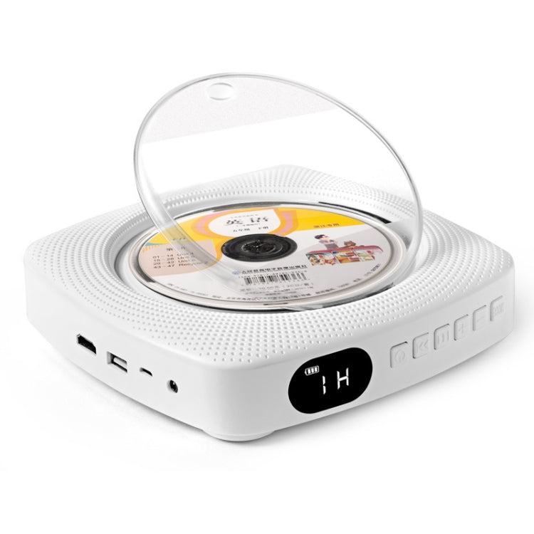Kecag KC-609 Wall Mounted Home DVD Player Bluetooth CD Player, Specification:DVD/CD+Connectable TV + Charging Version(White) - free shipping - PMC TechLife - Order now!