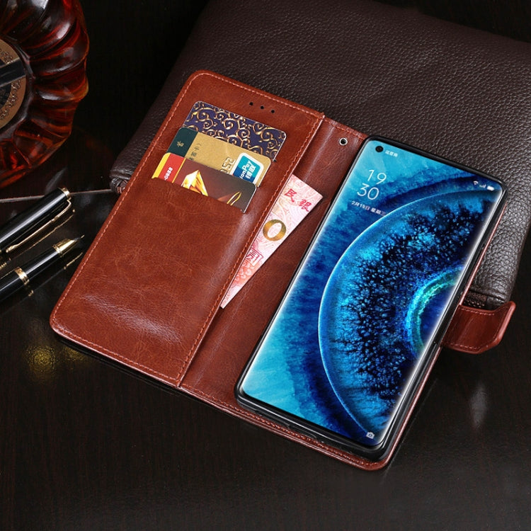 For OPPO Find X2 Pro idewei Crazy Horse Texture Horizontal Flip Leather Case with Holder & Card Slots & Wallet(Rose Red) - free shipping - PMC TechLife - Order now!