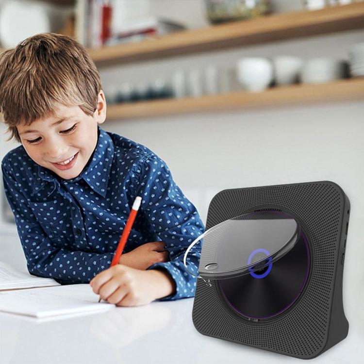 Kecag KC-806 2A Retro Bluetooth Music Disc Album CD Player, Specification:Plug-in Version(Black) - DVD & LCD Player by Kecag | Online Shopping South Africa | PMC TechLife | Buy Now Pay Later Mobicred