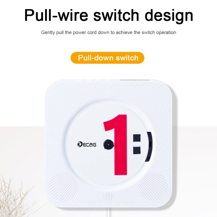 Kecag KC-808 6W Wall Mounted Bluetooth CD Player(Black) - free shipping - PMC TechLife - Order now!