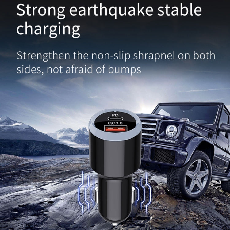 SC03 76W Output PD / QC3.0 Fast Charge Extended Car Charger - Car Charger by PMC TechLife | Online Shopping South Africa | PMC TechLife