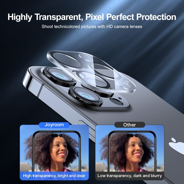 For iPhone 14 / 14 Plus JOYROOM Diamond Mirror Series Lens Protection Film Gem Edition - iPhone 14 Tempered Glass by JOYROOM | Online Shopping South Africa | PMC TechLife