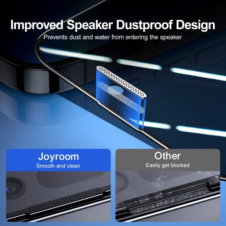 For iPhone 14 Pro Max JOYROOM 2.5D Screen Printing Full Screen Black Edge Privacy Tempered Glass Film - iPhone 14 Pro Max Tempered Glass by JOYROOM | Online Shopping South Africa | PMC TechLife