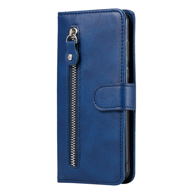 For Xiaomi 12X Fashion Calf Texture Zipper Horizontal Flip Leather Phone Case(Blue) - free shipping - PMC TechLife - Order now!