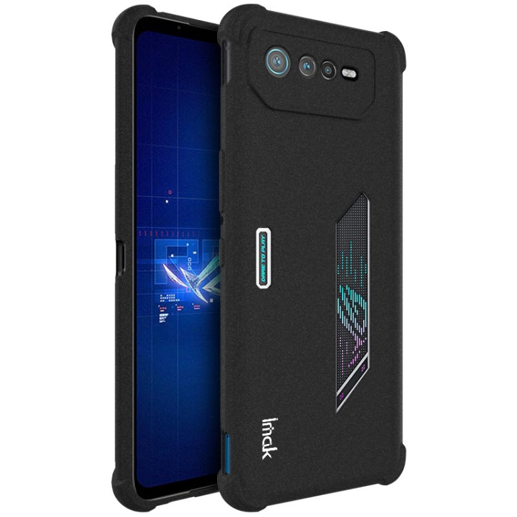 For Asus ROG Phone 6 IMAK All-inclusive Shockproof Airbag TPU Case (Matte Black) - ASUS Cases by imak | Online Shopping South Africa | PMC TechLife | Buy Now Pay Later Mobicred