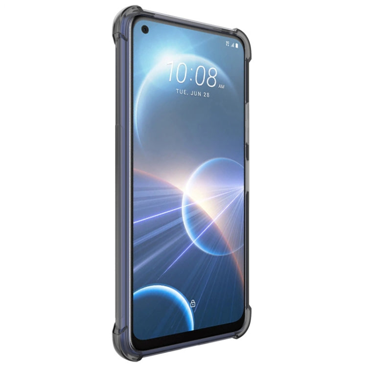 For HTC Desire 22 Pro 5G imak All-inclusive Shockproof Airbag TPU Case (Transparent Black) - free shipping - PMC TechLife - Order now!