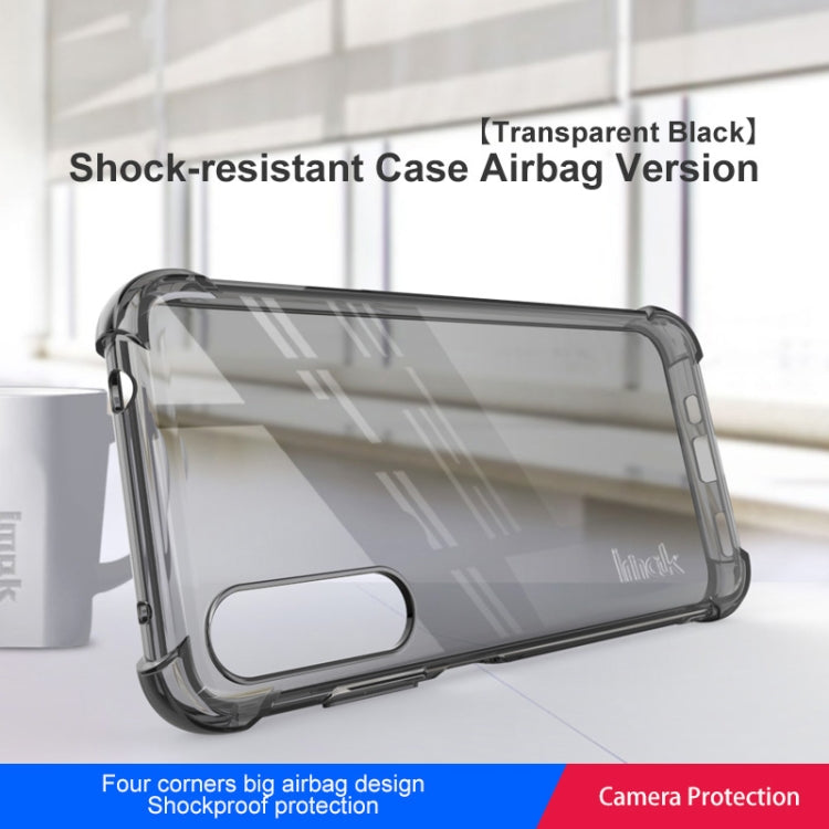 For HTC Desire 22 Pro 5G imak All-inclusive Shockproof Airbag TPU Case (Transparent Black) - free shipping - PMC TechLife - Order now!