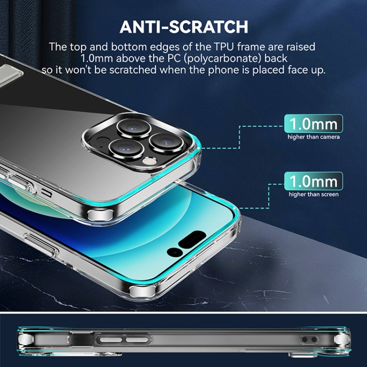 For iPhone 13 Pro Four Corner Airbag Shockproof Holder Phone Case (Transparent) - free shipping - PMC TechLife - Order now!