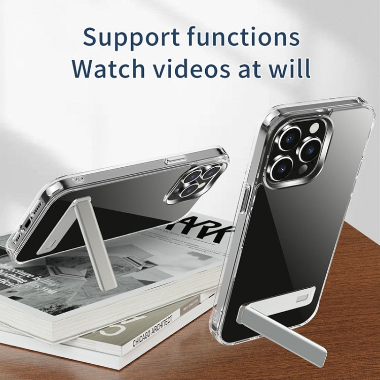 For iPhone 13 Pro Four Corner Airbag Shockproof Holder Phone Case (Transparent) - free shipping - PMC TechLife - Order now!