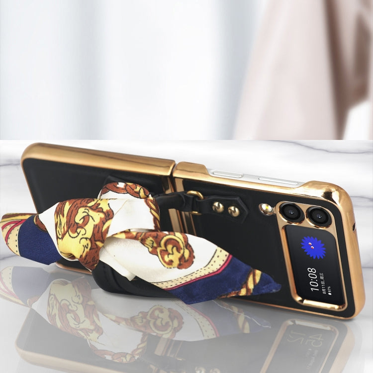 For Samsung Galaxy Z Flip3 5G GKK Handbag Design Leather + PC Phone Case(Green) - free shipping - PMC TechLife - Order now!