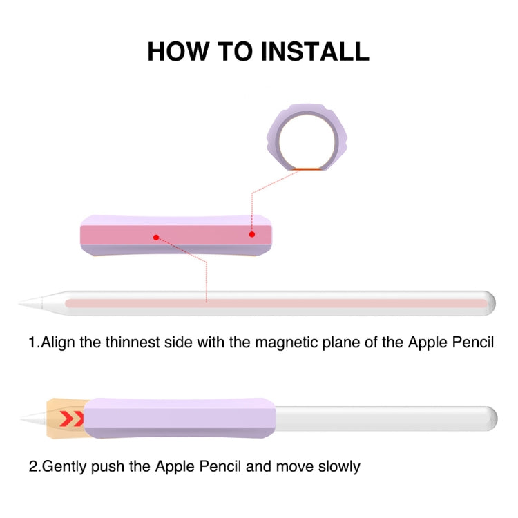 DUX DUCIS Stoyobe Stylus Silicone Cover Grip For Apple Pencil 1/2/Huawei M-Pencil(Grass Green) - Pencil Accessories by DUX DUCIS | Online Shopping South Africa | PMC TechLife