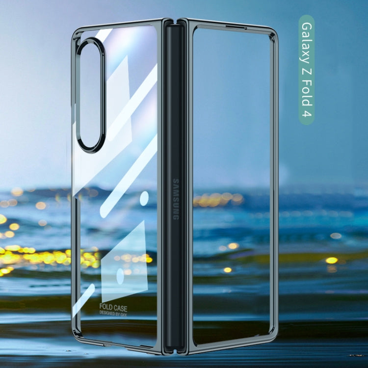 For Samsung Galaxy Z Fold4 GKK Phantom Electroplating Full Coverage Phone Case(Black) - Galaxy Z Fold4 5G Cases by GKK | Online Shopping South Africa | PMC TechLife | Buy Now Pay Later Mobicred