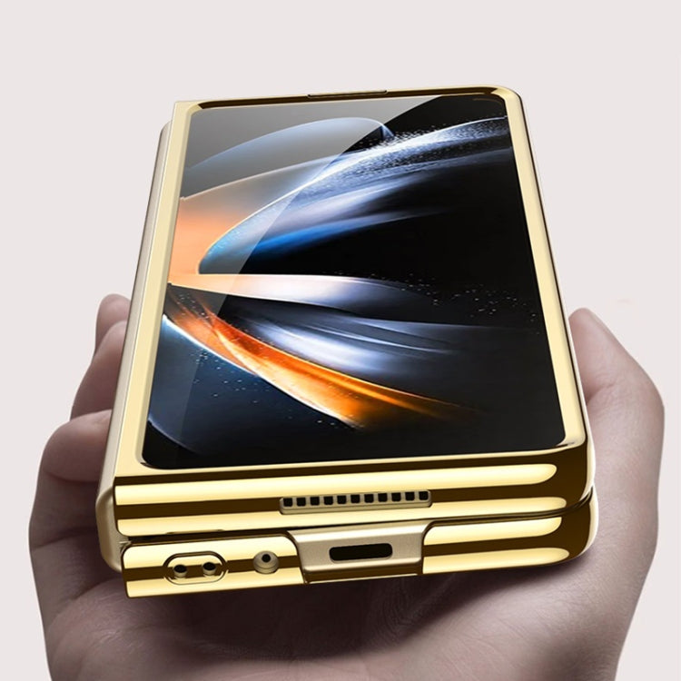 For Samsung Galaxy Z Fold4 GKK Phantom Electroplating Full Coverage Phone Case(Transparent) - Galaxy Z Fold4 5G Cases by GKK | Online Shopping South Africa | PMC TechLife | Buy Now Pay Later Mobicred