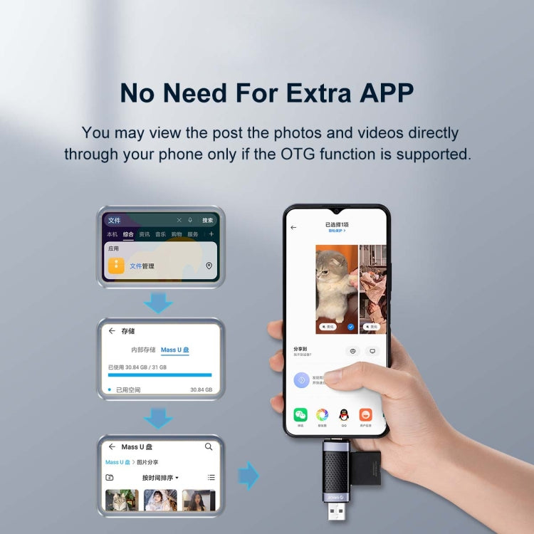 ORICO CS2T-A3 TF/SD Dual Port USB-A3.0 Dual Read Card Reader(Black) -  by ORICO | Online Shopping South Africa | PMC TechLife | Buy Now Pay Later Mobicred