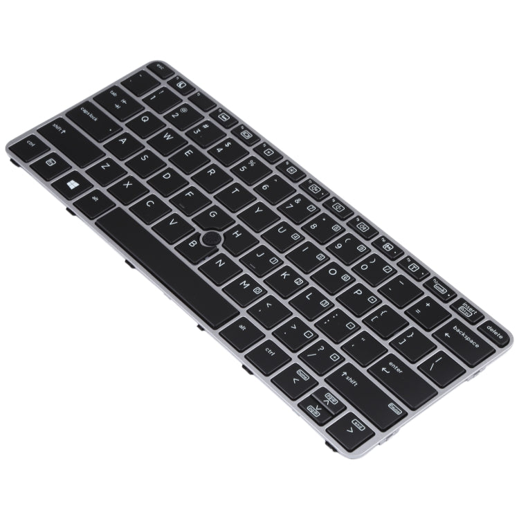 For HP EliteBook 820 G3 US Version Keyboard with Backlight and Pointing(Silver) - Replacement Keyboards by PMC TechLife | Online Shopping South Africa | PMC TechLife
