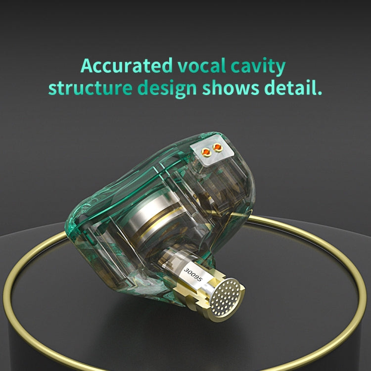 CVJ-CSE Ring Iron Hybrid Music Running Sports In-Ear Wired Headphone, Style:Without Mic(Green) - free shipping - PMC TechLife - Order now!