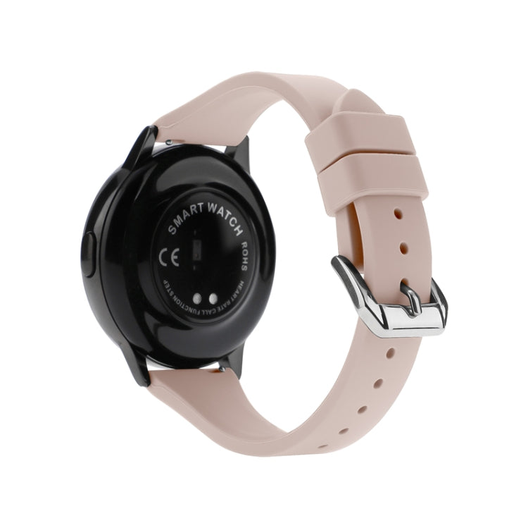22mm Universal T-buckle Silicone Watch Band(Pink Sand) - 22mm Bands by PMC TechLife | Online Shopping South Africa | PMC TechLife | Buy Now Pay Later Mobicred