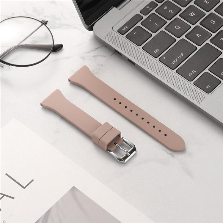 22mm Universal T-buckle Silicone Watch Band(Pink Sand) - 22mm Bands by PMC TechLife | Online Shopping South Africa | PMC TechLife | Buy Now Pay Later Mobicred