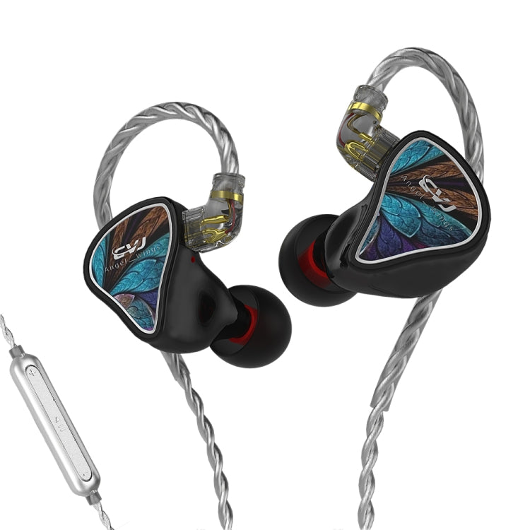 CVJ Angel Wings Hybrid Technology HiFi Music Wired Earphone With Mic - free shipping - PMC TechLife - Order now!
