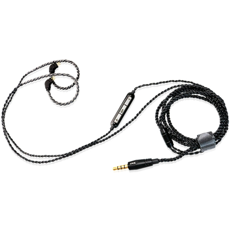 CVJ-V1 1.25m Oxygen-free Copper Silver Plated Upgrade Cable For 0.75mm Earphones, With Mic - Cable & Splitter by CVJ | Online Shopping South Africa | PMC TechLife | Buy Now Pay Later Mobicred