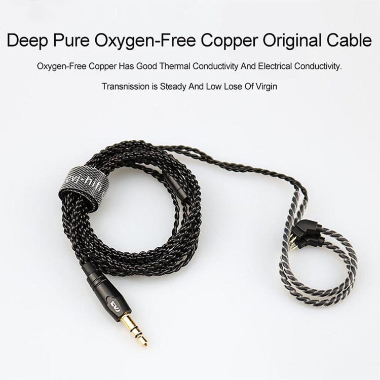 CVJ-V1 1.25m Oxygen-free Copper Silver Plated Upgrade Cable For MMCX Earphones, With Mic - free shipping - PMC TechLife - Order now!