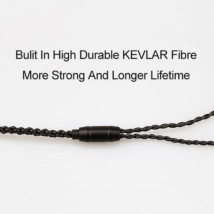 CVJ-V1 1.25m Oxygen-free Copper Silver Plated Upgrade Cable For MMCX Earphones, With Mic - free shipping - PMC TechLife - Order now!