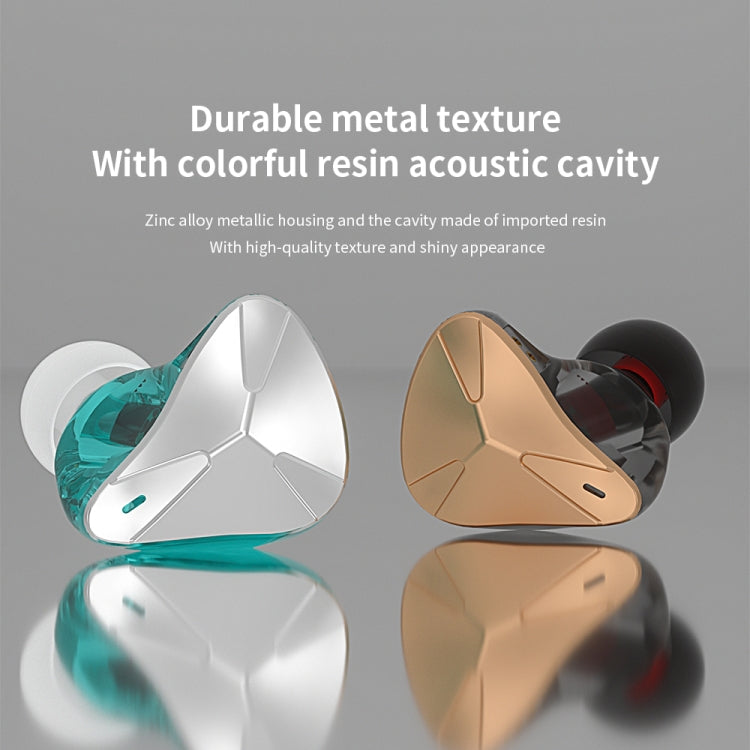 CVJ Demon Double Dynamic Coil HiFi Music Wired Earphone No Mic(Silver) - free shipping - PMC TechLife - Order now!