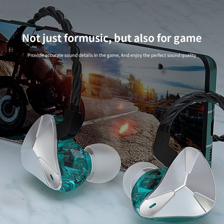 CVJ Demon Double Dynamic Coil HiFi Music Wired Earphone No Mic(Gold) - free shipping - PMC TechLife - Order now!