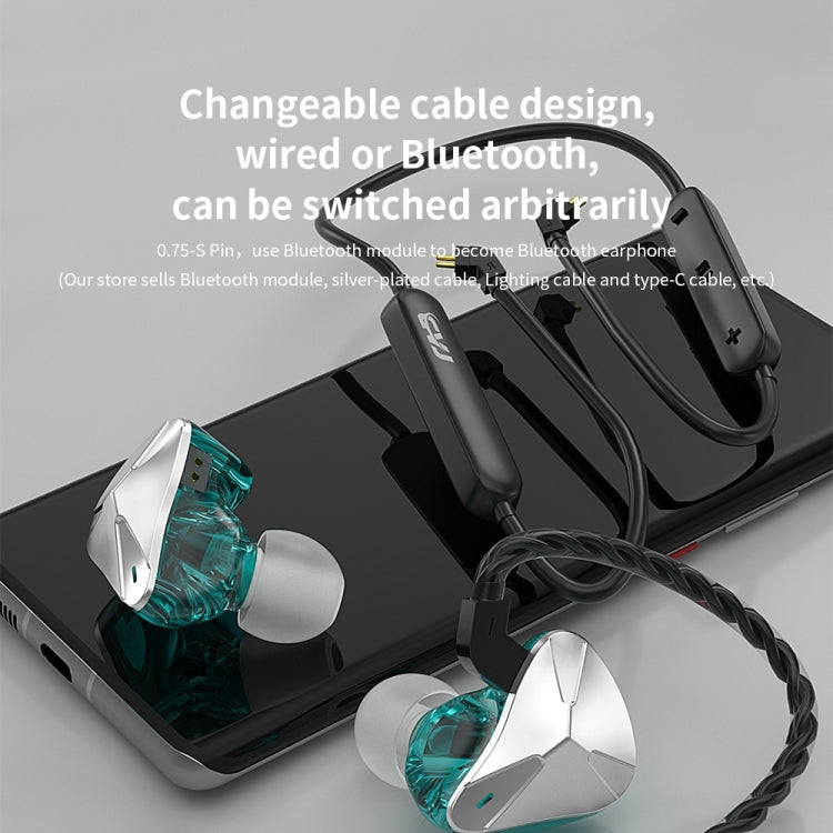 CVJ Demon Double Dynamic Coil HiFi Music Wired Earphone With Mic(Gold) - free shipping - PMC TechLife - Order now!