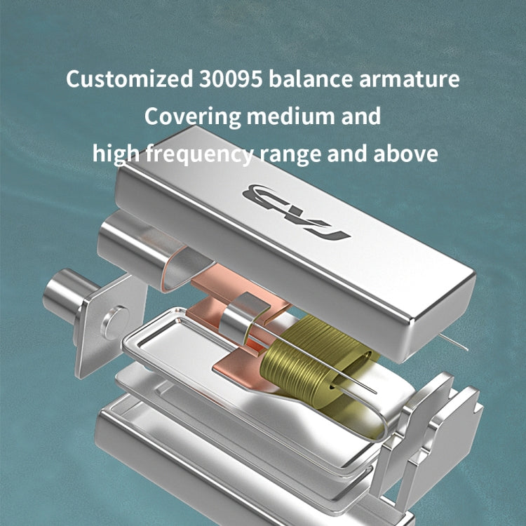 CVJ Hybrid Technology HiFi Music Wired Earphone No Mic(Rosy) - free shipping - PMC TechLife - Order now!