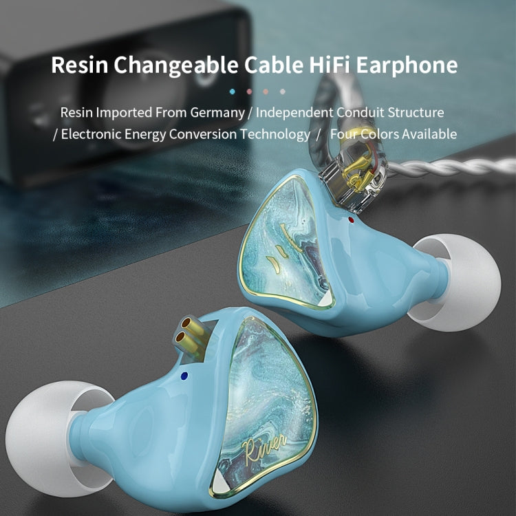 CVJ Hybrid Technology HiFi Music Wired Earphone With Mic(River) - free shipping - PMC TechLife - Order now!