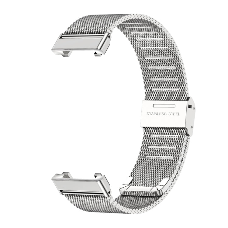 For Xiaomi Mi Band 7 Pro Mijobs Milan Buckle Stainless Steel Watch Band(Silver) - Watch Bands by MIJOBS | Online Shopping South Africa | PMC TechLife | Buy Now Pay Later Mobicred