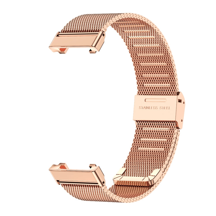 For Xiaomi Mi Band 7 Pro Mijobs Milan Buckle Stainless Steel Watch Band(Rose Gold) - free shipping - PMC TechLife - Order now!